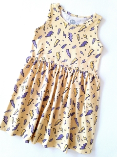 VESTIDO RAYOS AMARILLO en internet