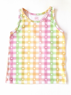 MUSCULOSA CUADROS CITRIC