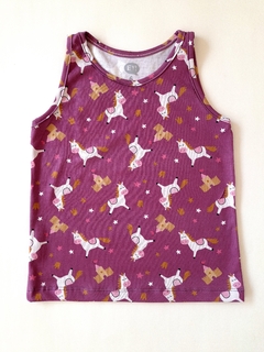 MUSCULOSA UNICORNIOS VIOLETA