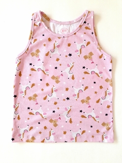 MUSCULOSA UNICORNIOS ROSA