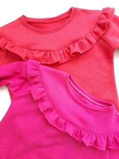 Buzo Volado Friza Rojo - comprar online