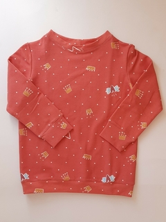 Buzo Largo Coronas Rojo - comprar online