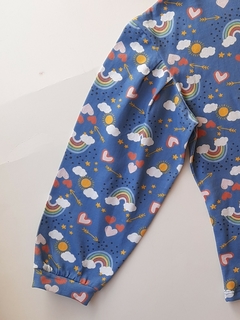Remeras Arcoiris azul - tienda online