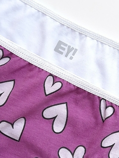 PACK CORAZONES VIOLETAS Y BLANCA - comprar online
