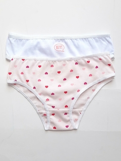 PACK CORAZONES ROSA Y BLANCA - comprar online