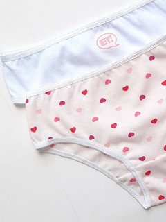 PACK CORAZONES ROSA Y BLANCA en internet