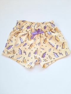 Short Rayos Amarillo