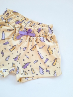 Short Rayos Amarillo - comprar online
