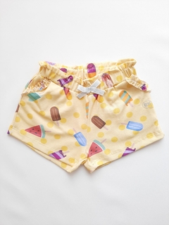 Short voladitos Helados Amarillo