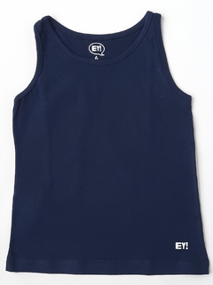 MUSCULOSA BASICA AZUL