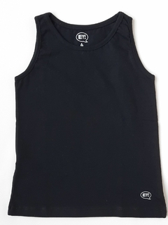 MUSCULOSA BASICA NEGRA