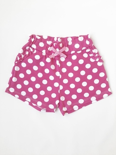 Short Fucsia Lunares