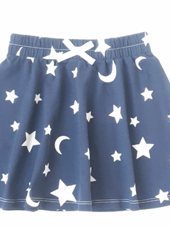 Falda Estellas Azul - comprar online