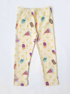CALZA HELADOS AMARILLOS
