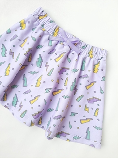 FALDA RAYOS LILA - comprar online