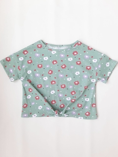 REMERA NUDO LIKE VERDE