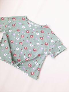 REMERA NUDO LIKE VERDE - comprar online