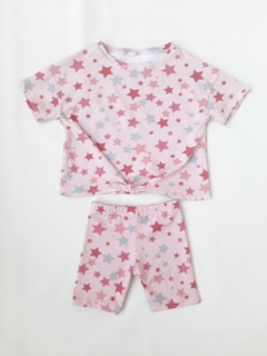 BIKER ESTRELLAS ROSA - comprar online
