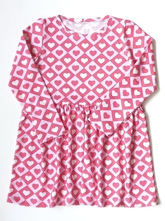 VESTIDO CORAZONES ROJO