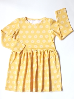 VESTIDO FLORES AMARILLO en internet