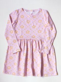 VESTIDO ESTRELLAS ROSA