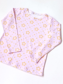 Remeras M/L Estrellas Rosa - comprar online