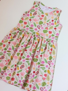 VESTIDO TROPICAL AMARILLO - comprar online