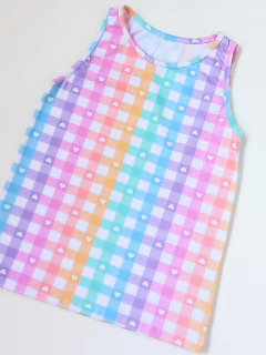 Imagen de MUSCULOSA CUADROS PASTEL