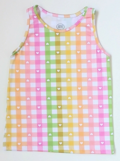 MUSCULOSA CUADROS CITRIC - EY! Tienda