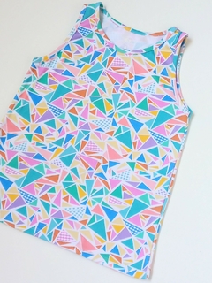 MUSCULOSA GEO VERDE - comprar online