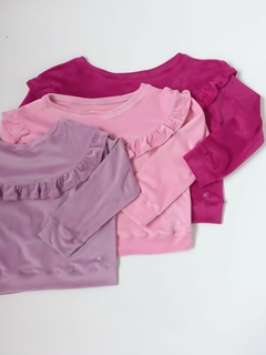 BUZO VOLADO ROSA CHICLE PLUSH - tienda online