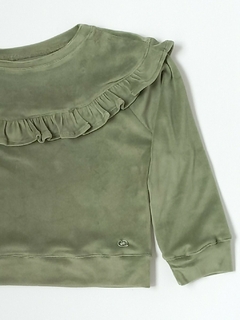BUZO VOLADO VERDE PLUSH
