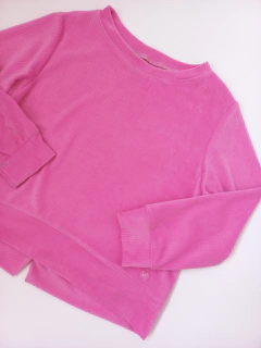 BUZO PRINCESA ROSA CHICLE PLUSH CORDEROY - EY! Tienda