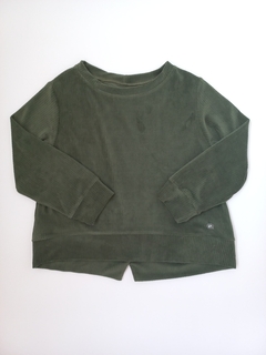 BUZO PRINCESA VERDE PLUSH CORDEROY