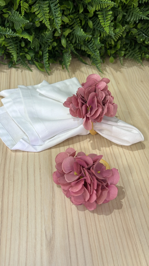 Kit 02 Porta-guardanapos hortênsia Rosa Envelhecida - comprar online