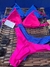 Biquíni top fixo pink acetinado - loja online