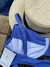 Biquiní retrô azul royal textura - loja online
