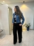 T-shirt preta com estampa - Fabi Rocha Boutique