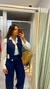 Calça alfaiataria azul - Fabi Rocha Boutique