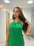 Vestido frente única verde bandeira - Fabi Rocha Boutique