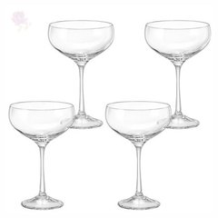 Jogo de 4 taças de cristal para coquetel Praline 180 ml