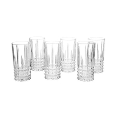 Jogo De 6 Copos Casambiente Em Vidro 370Ml