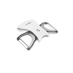 Descascador fatiador duplo de legumes aço inox