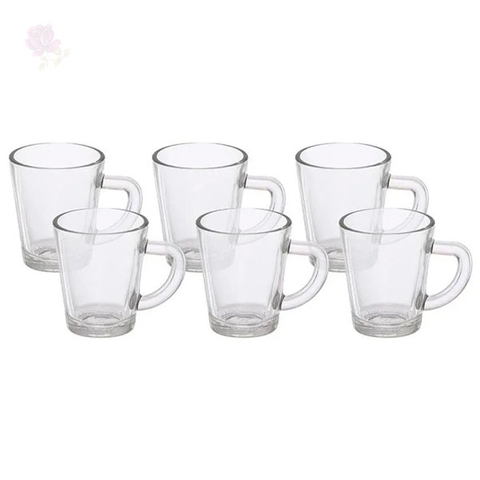 Conjunto 6 Xicaras 70 ml Caneca Café Lisa