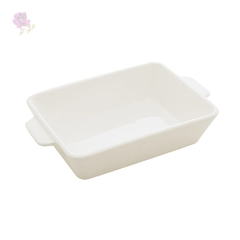 Travessa de Servir Lyor Basic 28cm Alça De Porcelana Branca - comprar online