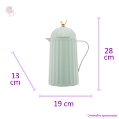Garrafa Térmica de Plástico Bird Verde 600ml Bon Gourmet - loja online