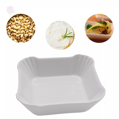Petisqueira/molheira De Porcelana Quadrada 10 cm Hauskraft - comprar online