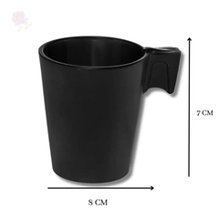 Conjunto de Xícaras com 6 Peças 90ML Malta Preta - Hauskraft na internet