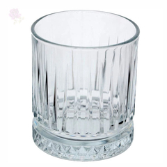 Jogo de 4 Copos Baixos para Whisky Elysia em vidro 355ml