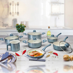 Conjunto de Panelas Casa Ambiente Genebra 7 Peças Cerâmica - comprar online
